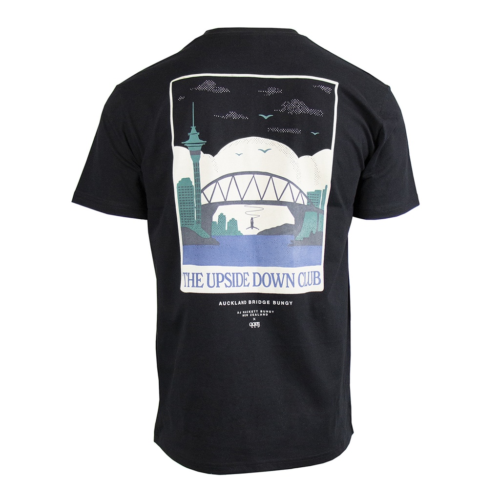 AJHB Upside Down Club Tee - Black