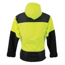 PM Hi Vis Hooded Fleece Bushshirt