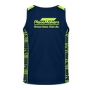 PM Safety DriFit Hi Vis Singlet - Navy/Yellow