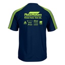 PM Safety DriFit Hi Vis Tee - Navy/Yellow 2026