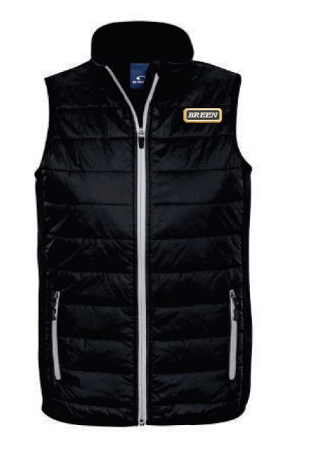 Breen Men's Hybrid Vest-Black/Silver 