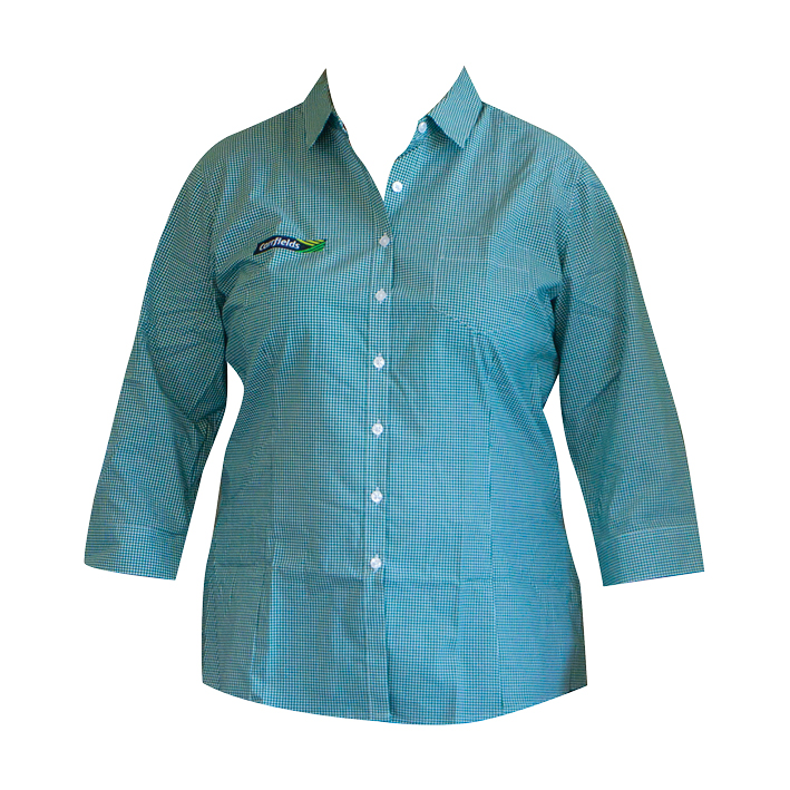 Carrfields Barkers Ladies 3/4 sleeve Corporate Shirt - Old Logo