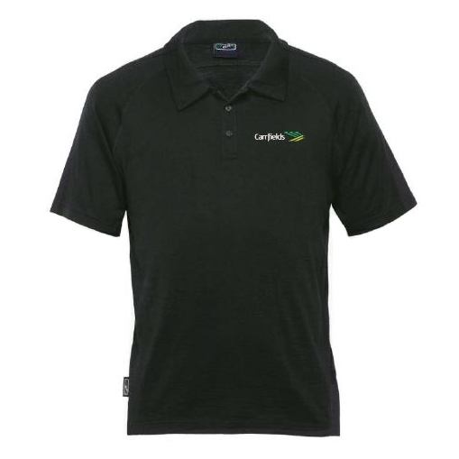 Carrfields Mens Merino SS Polo