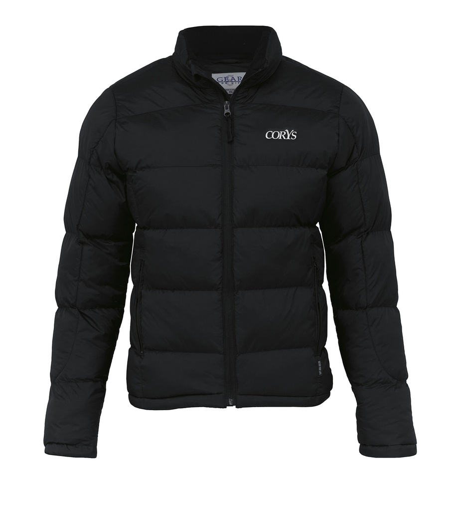 Corys Mens Puffer Jacket-Black (CES)
