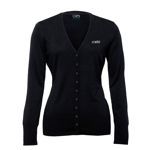 Corys Ladies Milano Cardigan-Black (OLD)