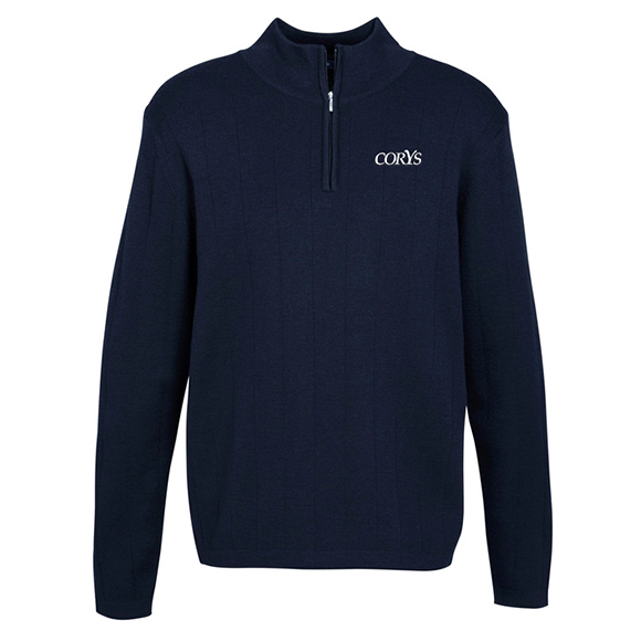 Corys Unisex 80/20 Wool Rich Pullover-Navy (CES)