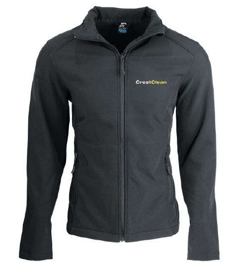 CrestClean Mens Soft Shell Jacket Grey