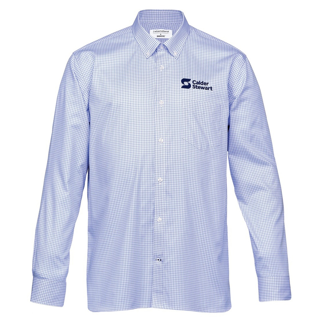 Calder Stewart Men's Barkers Shirt | Blue/White