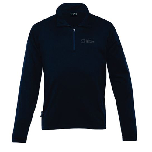 CS Men's 1/4 Zip Merino - Navy 