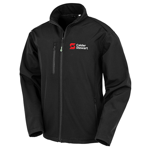 Calder Stewart RPET Softshell Jacket- Black 