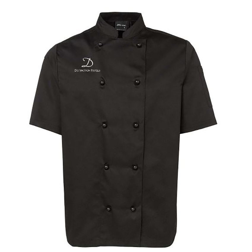 DH Unisex Chefs Jacket - Black