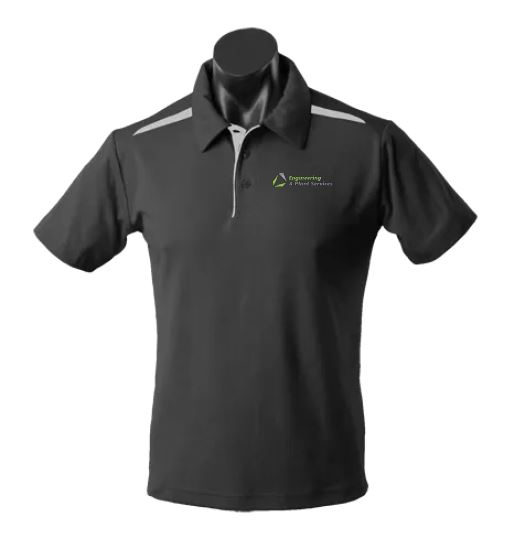 EPS Men's Polo - Black/Grey