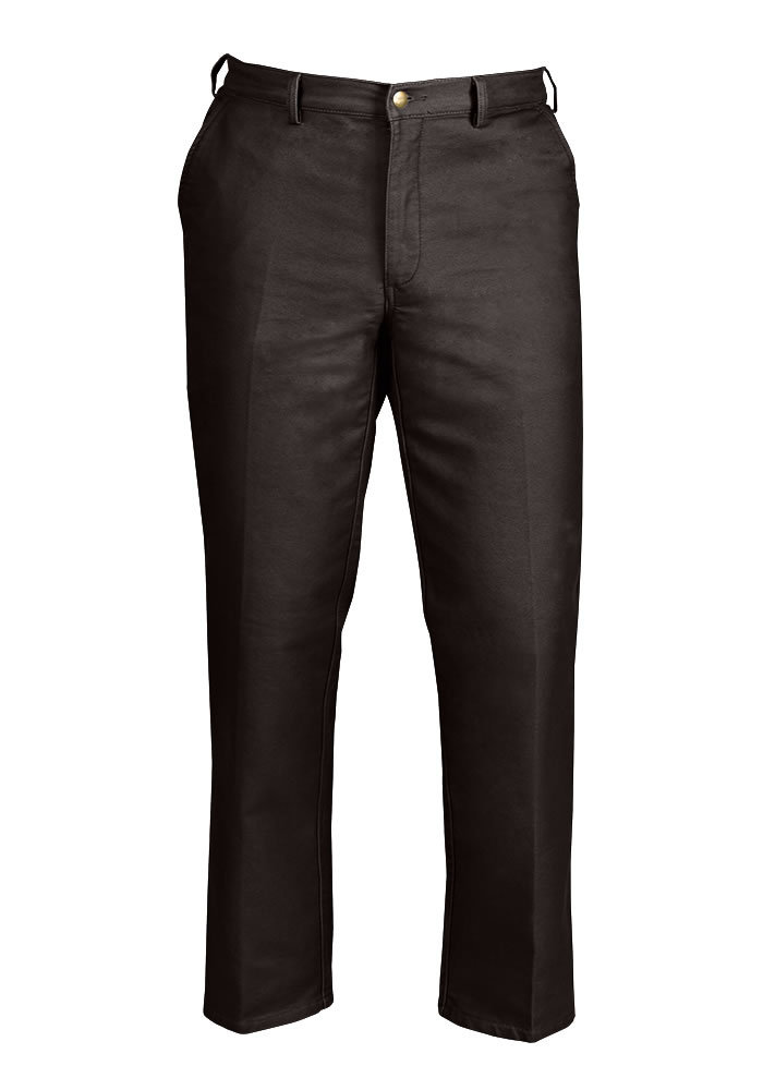 Men's Moleskin Heavyweight Trousers-Black 