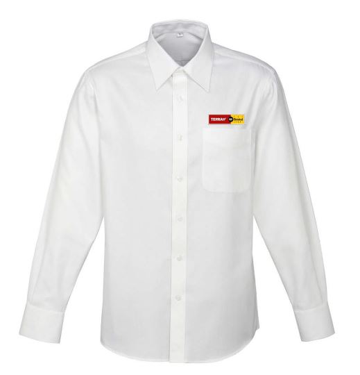 Terra Cat Rental Stores Men's Luxe LS Shirt- White