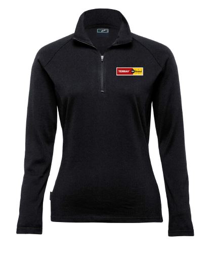 Terra Cat Rental Stores Women's 1/2 Zip Merino Jersey