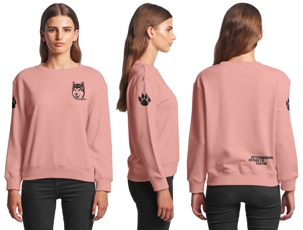IAC Women's Premium Crew - Rose 