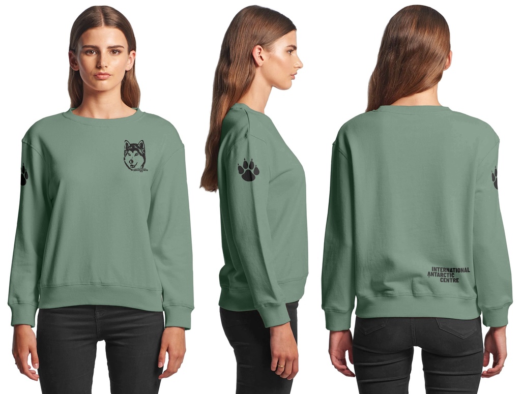 IAC Women's Premium Crew - Sage 