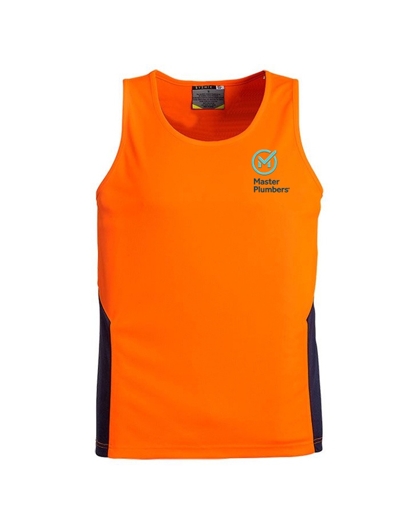 Master Plumbers Unisex Hi Vis Sqaud Singlet 