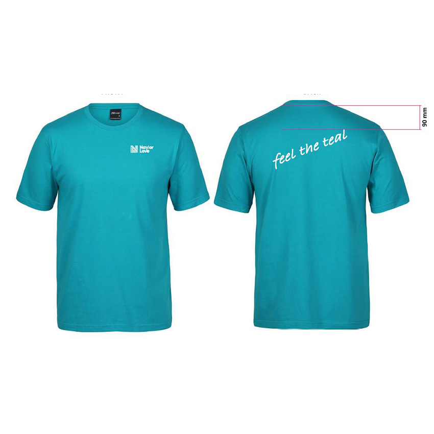 Naylor Love Feel The Teal Tee - Jade 