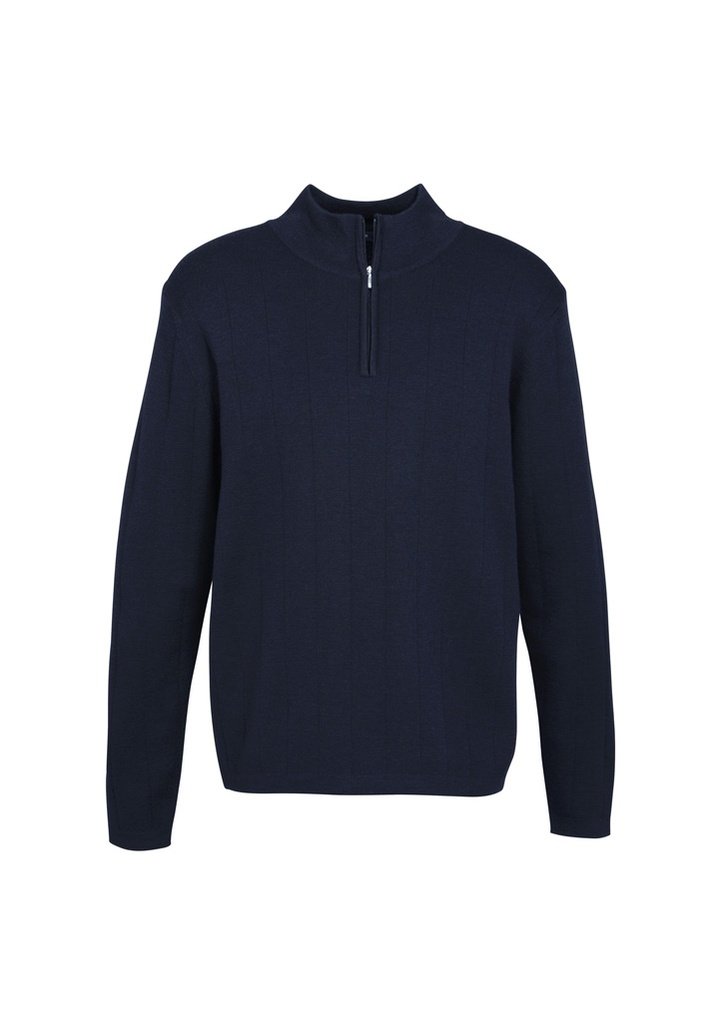 Nicholson Men's Wool-rich Pullover - Navy 