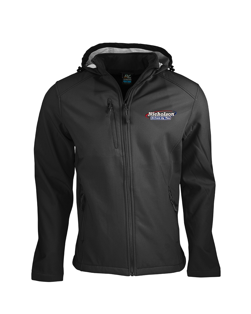 Nicholson Men's Olympus Softshell Jacket - Black 