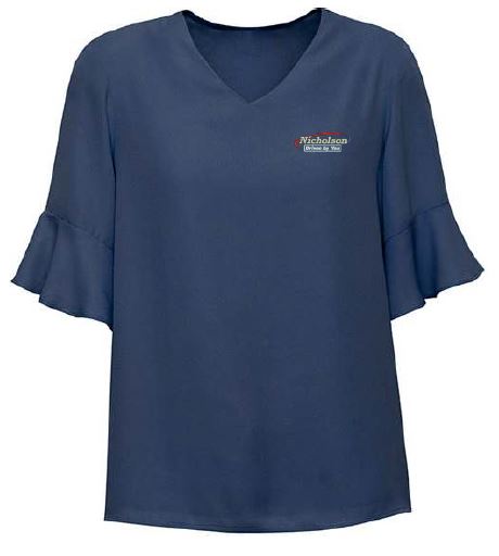 Nicholson Women's Aria Blouse - Storm Blue 