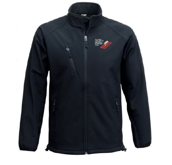 NZCDS Mens Pro2 Soft Shell Jacket - Black 