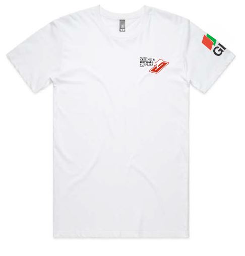 NZCDS Mens Staple Tee - White 