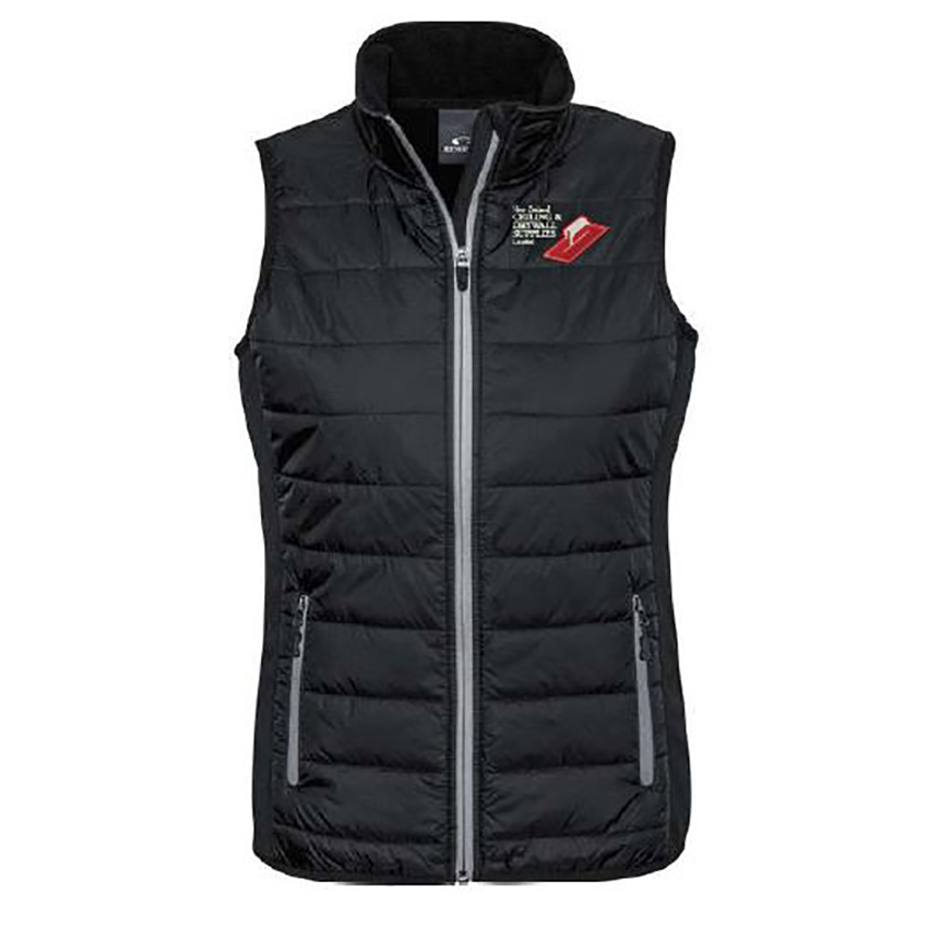 NZCDS Ladies Stealth Tech Vest - Black/Silver 