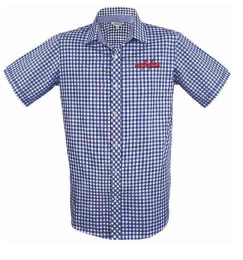 AE Men's Brighton Shirt-French Blue SS