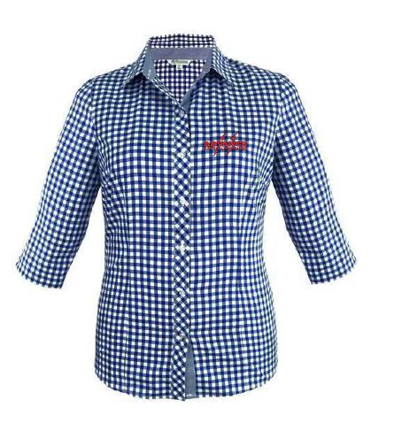 AE Women's Brighton Shirt-French Blue 3/4 Slv