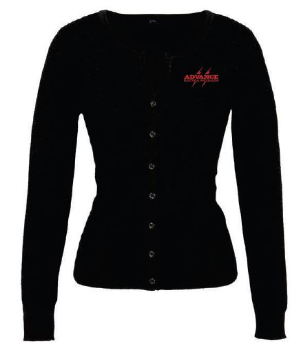 PB Advance Ele Women's Merino Cardigan - Black 