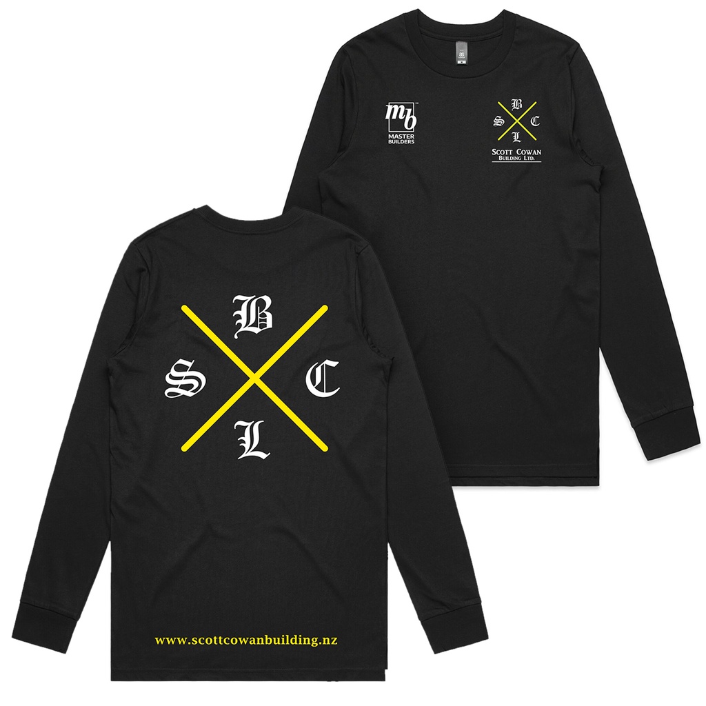 SCBL L/S Tee - Black 