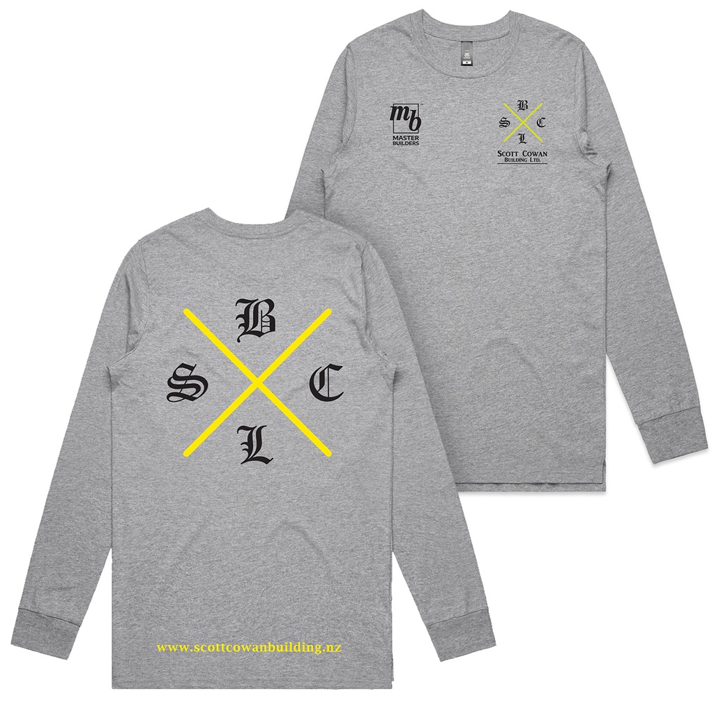SCBL L/S Tee - Grey 