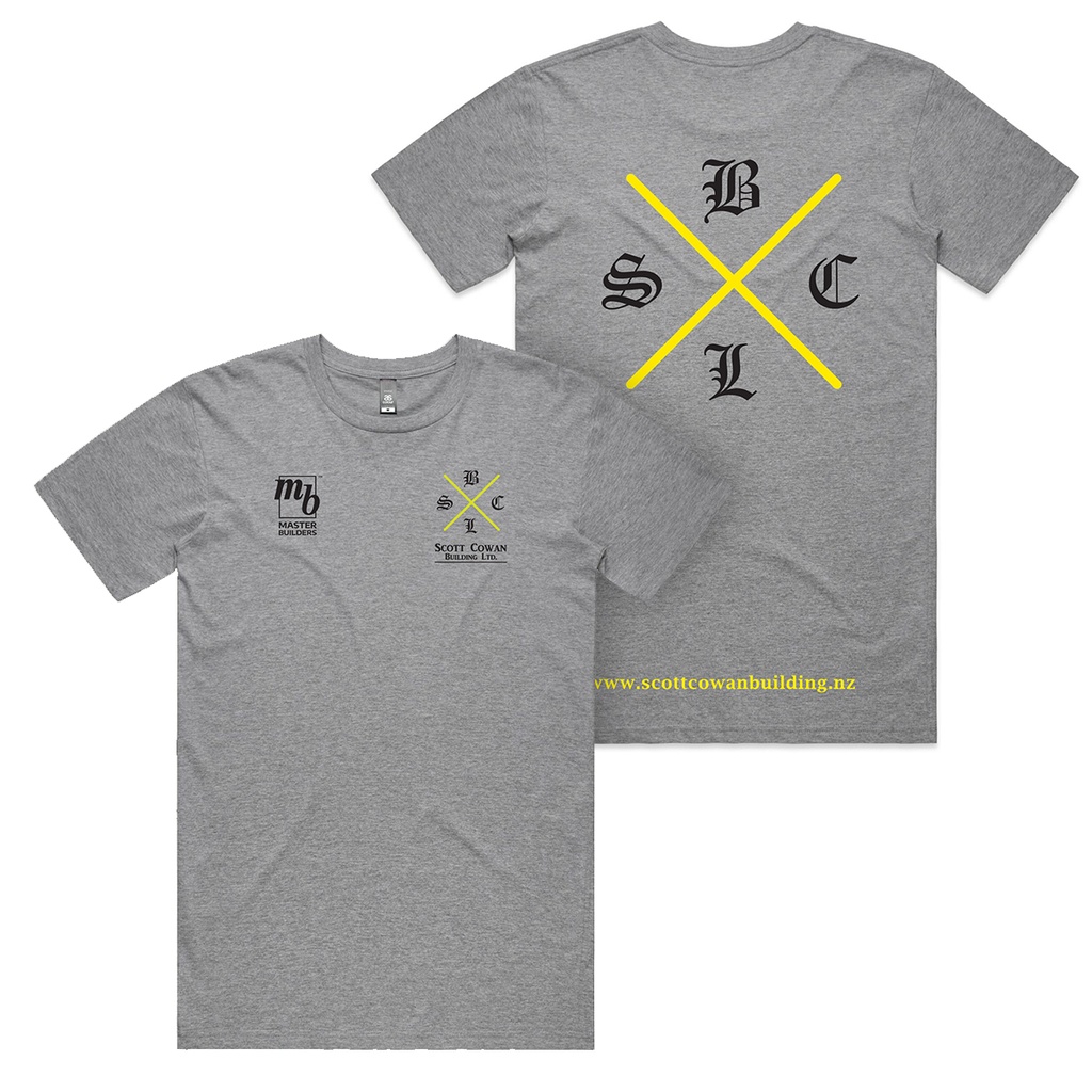 SCBL Staple Tee - Grey Marle 