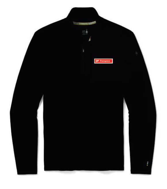 Transpecs Men's 1/2 Zip Merino Jersey - Black 
