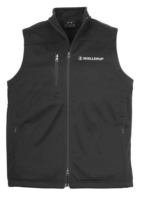 Skellerup Men's Softshell Vest - Black 
