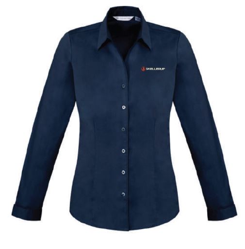 Skellerup Women's Monaco LS Shirt- Ink 