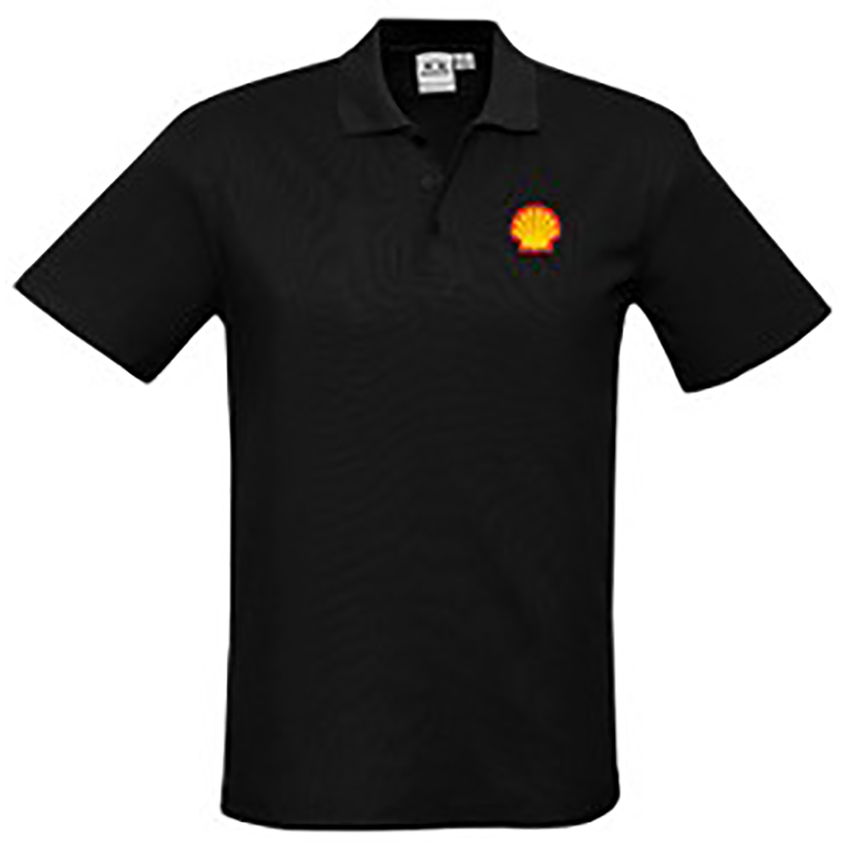 Shell Polo - Black*