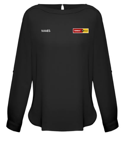 Terra Cat Rental Stores Madison Blouse- Black