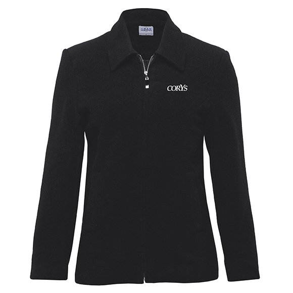 Corys Women's Melton Wool Jacket-Black (CES)
