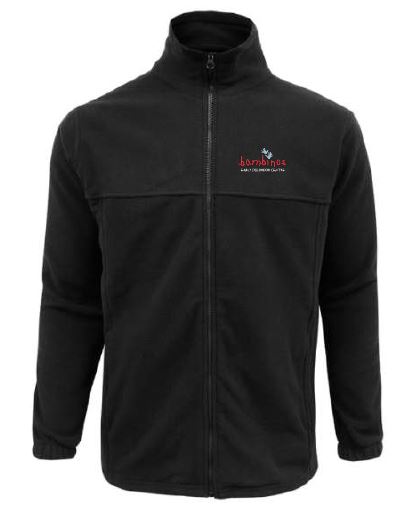 Bambinos Men's Micro Fleece Jacket -Black 