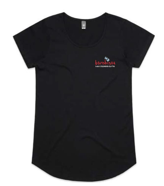 Bambinos Women's Mali Tee - Black 