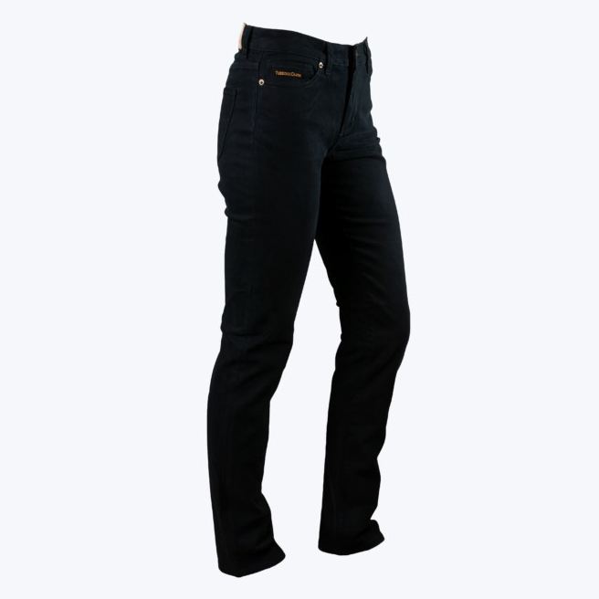 Women's Black Stretch Moleskin Jeans 