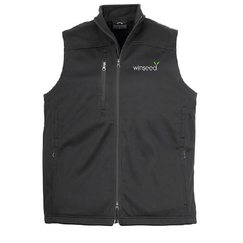 Winseed Men's Black Softshell Vest