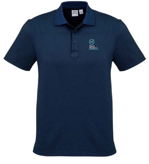 Master Plumbers Men's Shadow Polo