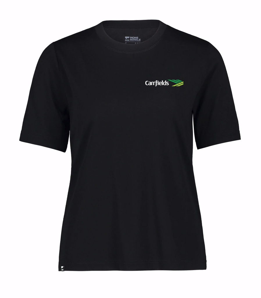 Carrfields MonsRoyale Women's Relaxed Tee-Black