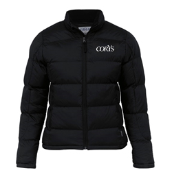 Corys Womens Puffer Jacket Black (CES)