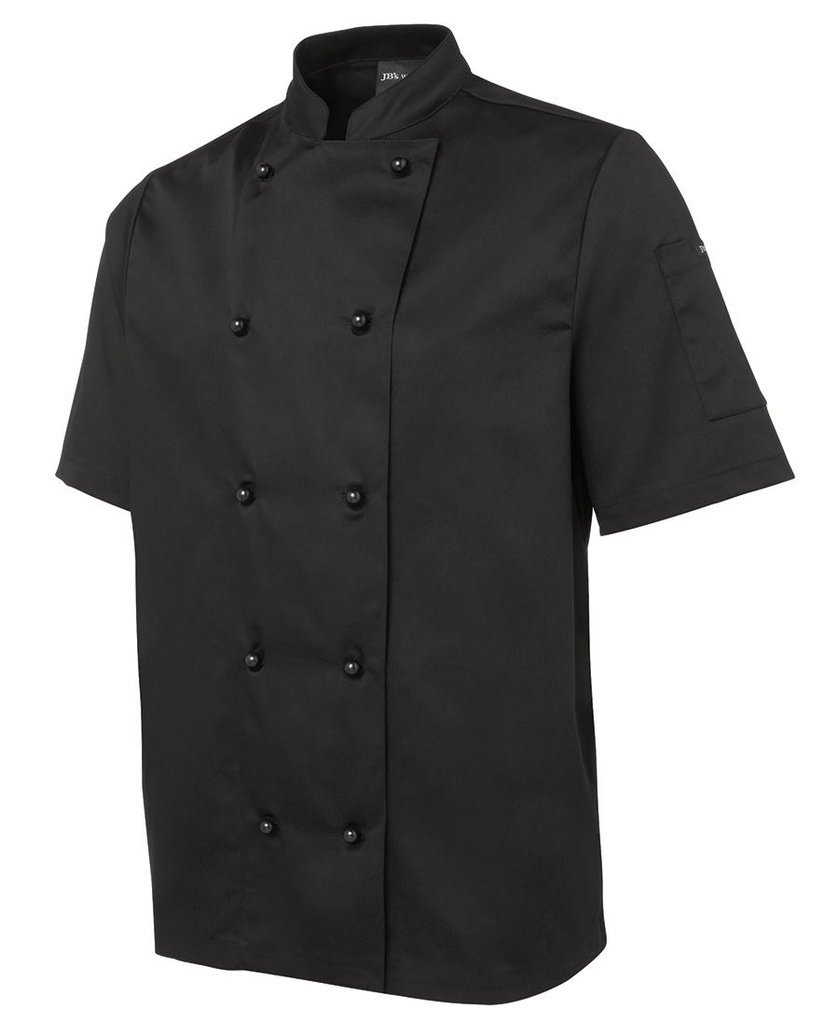 Skyline Unisex SS Chef Jacket - Black