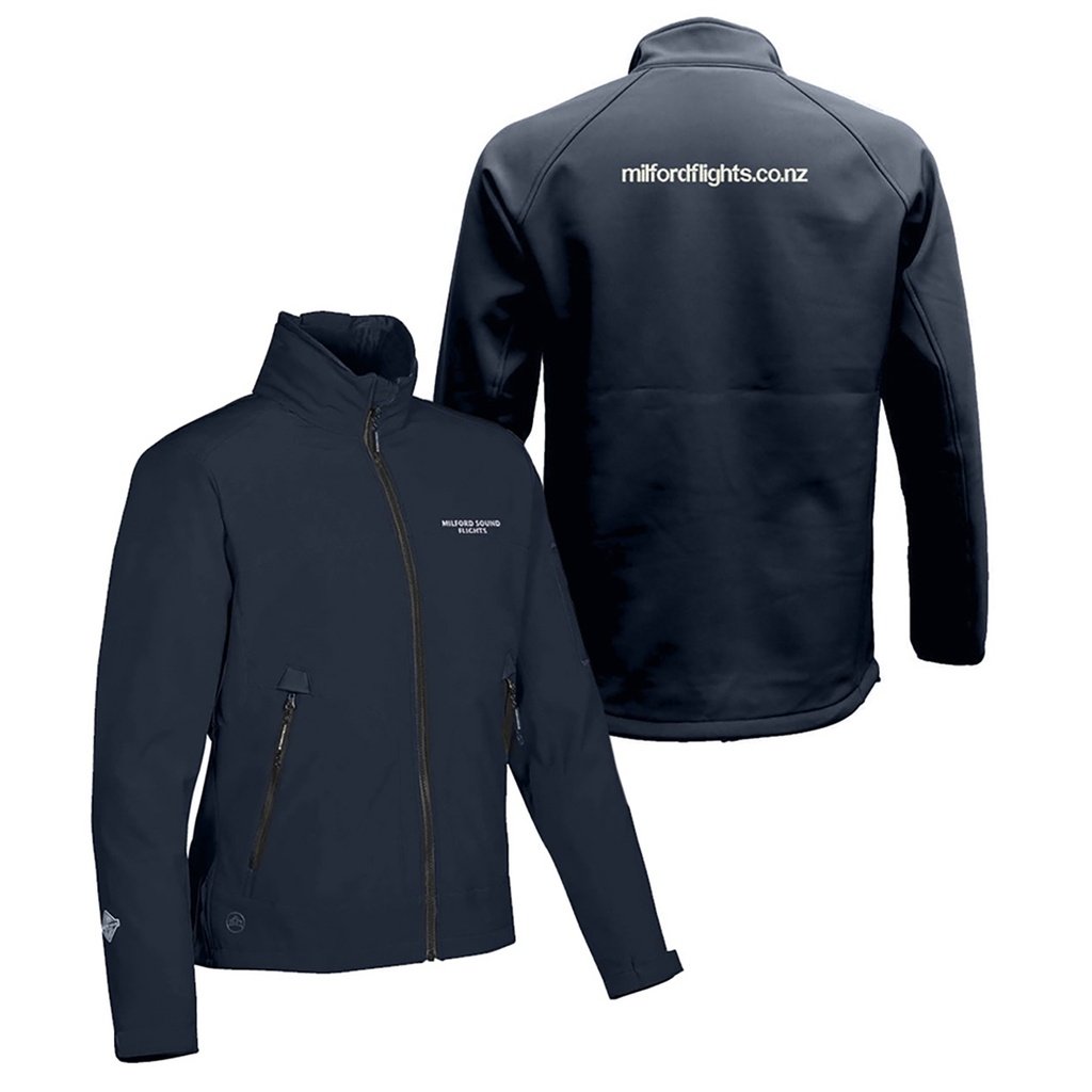 Milford Sound Flights Men's Soft Shell Branded Jackets
